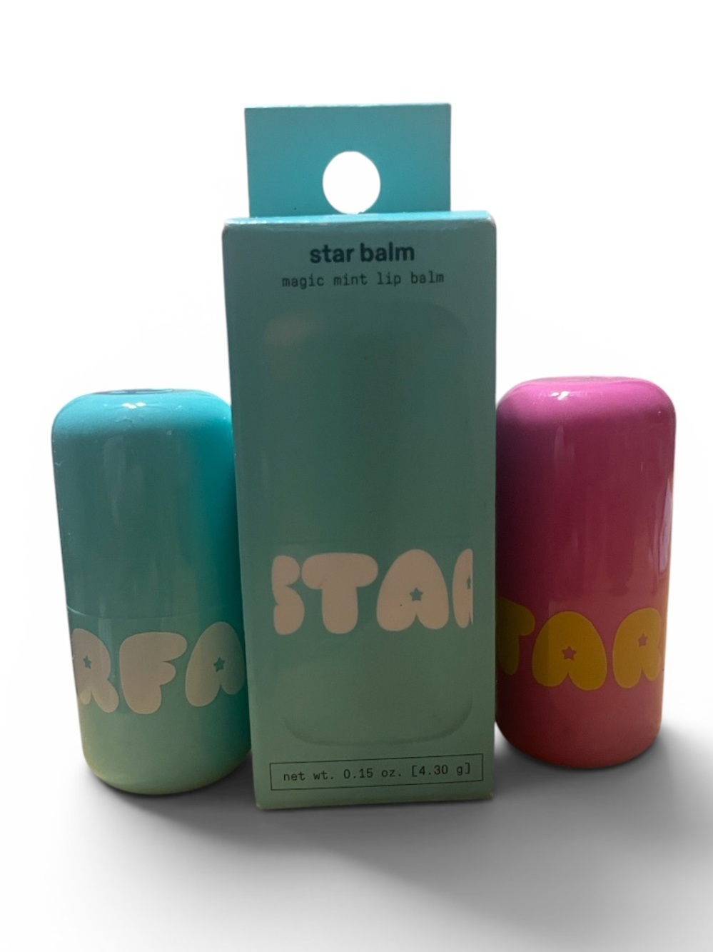 Starface Star balm lip balm lot of 3 starfruit magic mint new